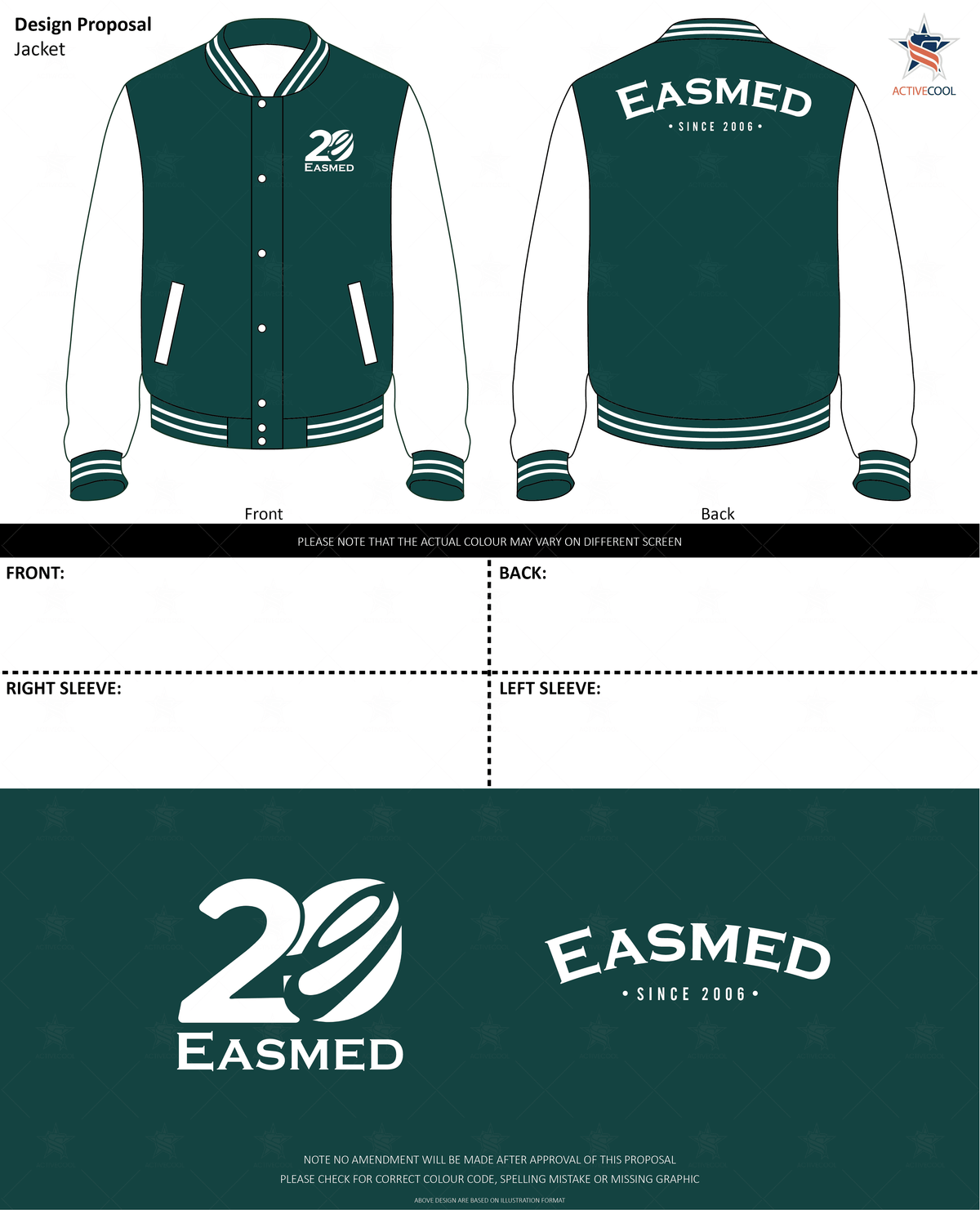 20th Year Anniversary Event Jackets