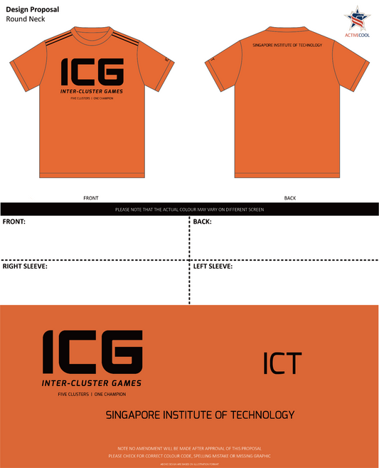 SIT Inter-Cluster Games 2026 Event Tees
