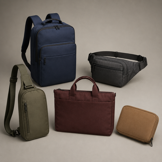 Five-piece professional bags collection