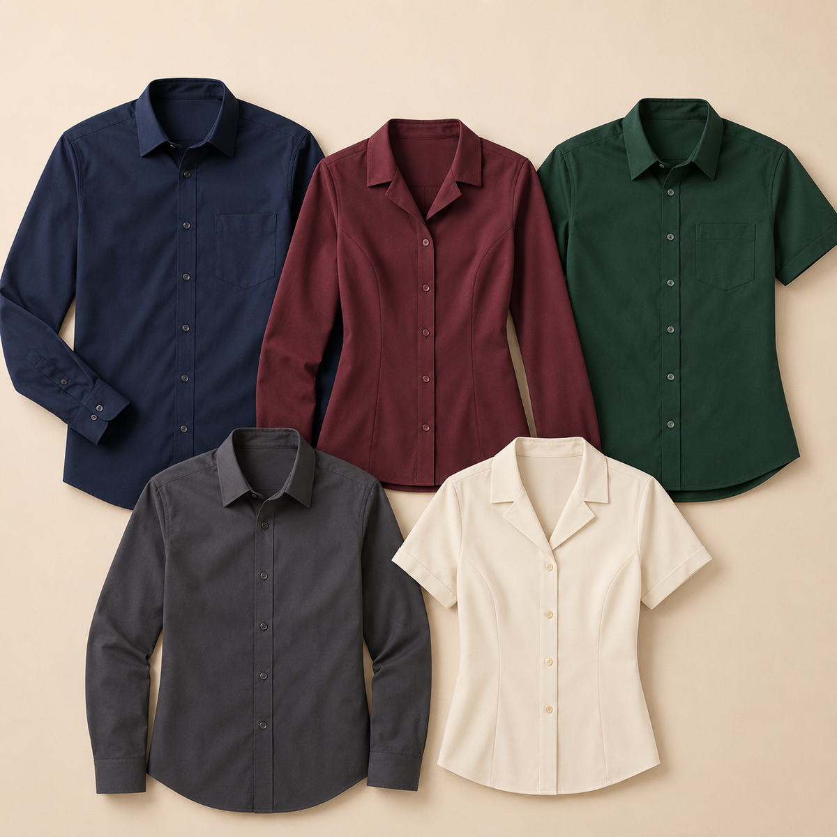 Tailored Corporate Shirts & Blouses