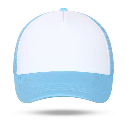 Light Blue Mesh Cap Adult