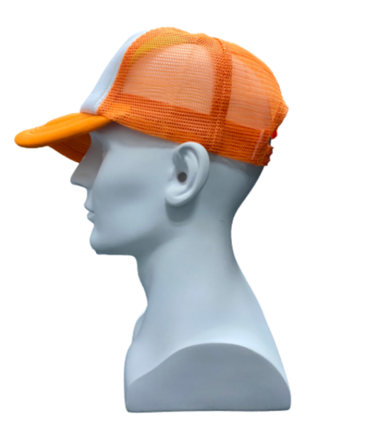 Orange Mesh Cap