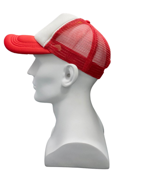 Red Mesh Cap Adult