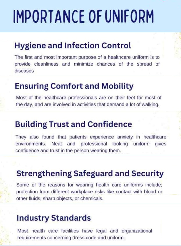 Importance of uniforms in healthcare